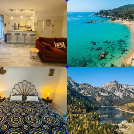 Grand T2 Avec Clim Balcon Wifi アパート *