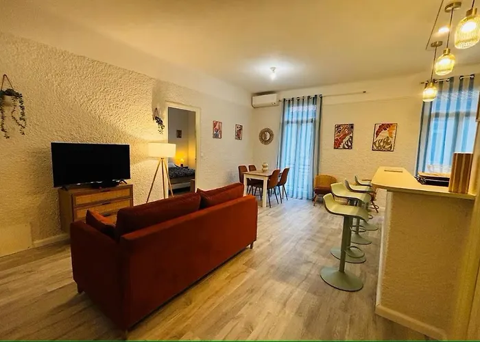 דירה Grand T2 Avec Clim Balcon Wifi